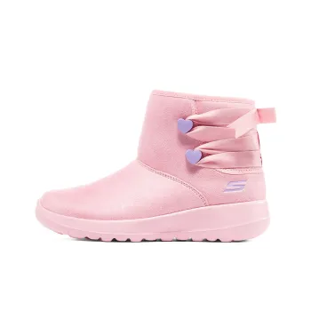 Skechers Girls Cushioning, Wear Resistant Low Shaft Kids' Boots Pink Teenagers