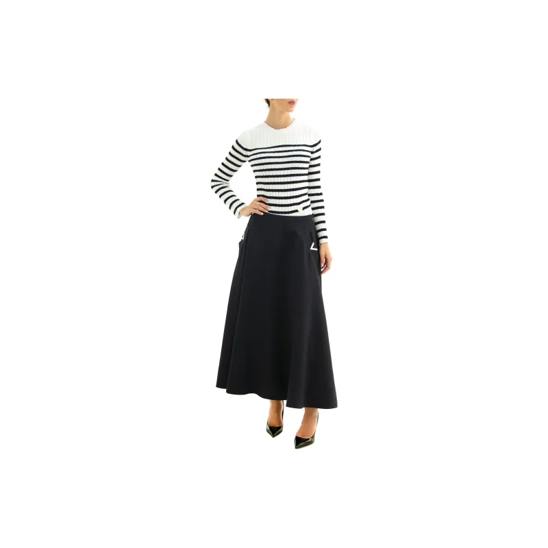 Valentino Striped Long Sleeved Jumper-2