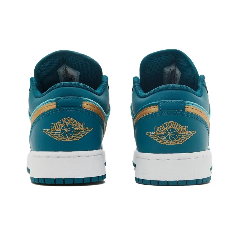 Jordan 1 Low SE Geode Teal Metallic Gold GS-4