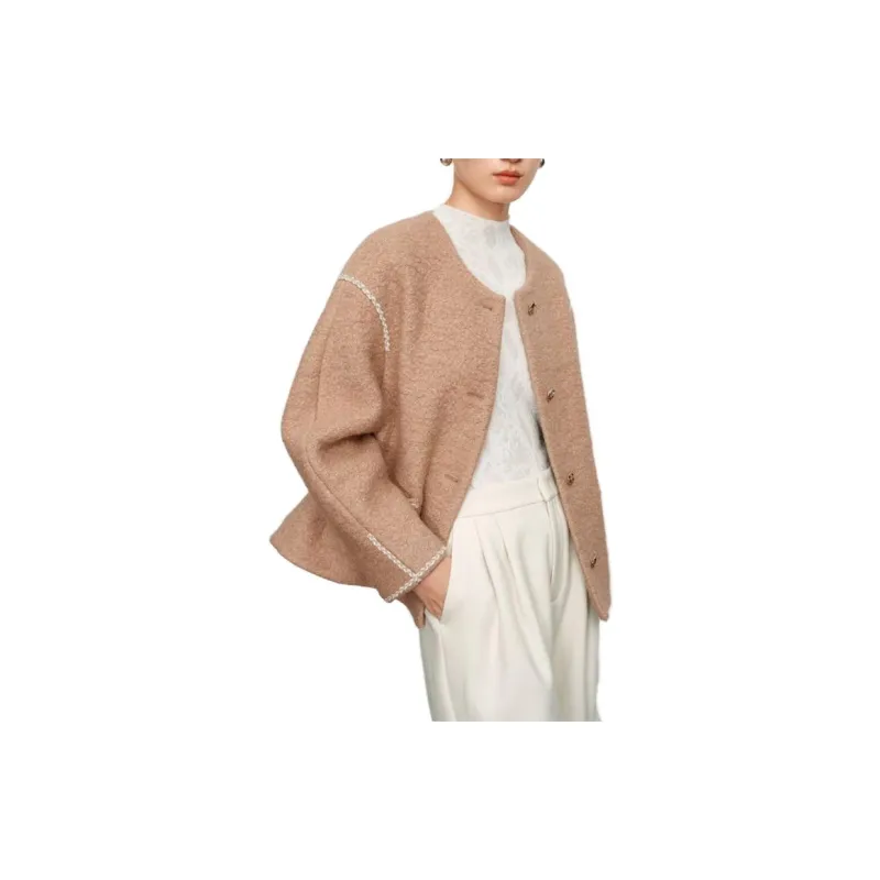 JZ. ANNAKRO Coats Women's Pink-2