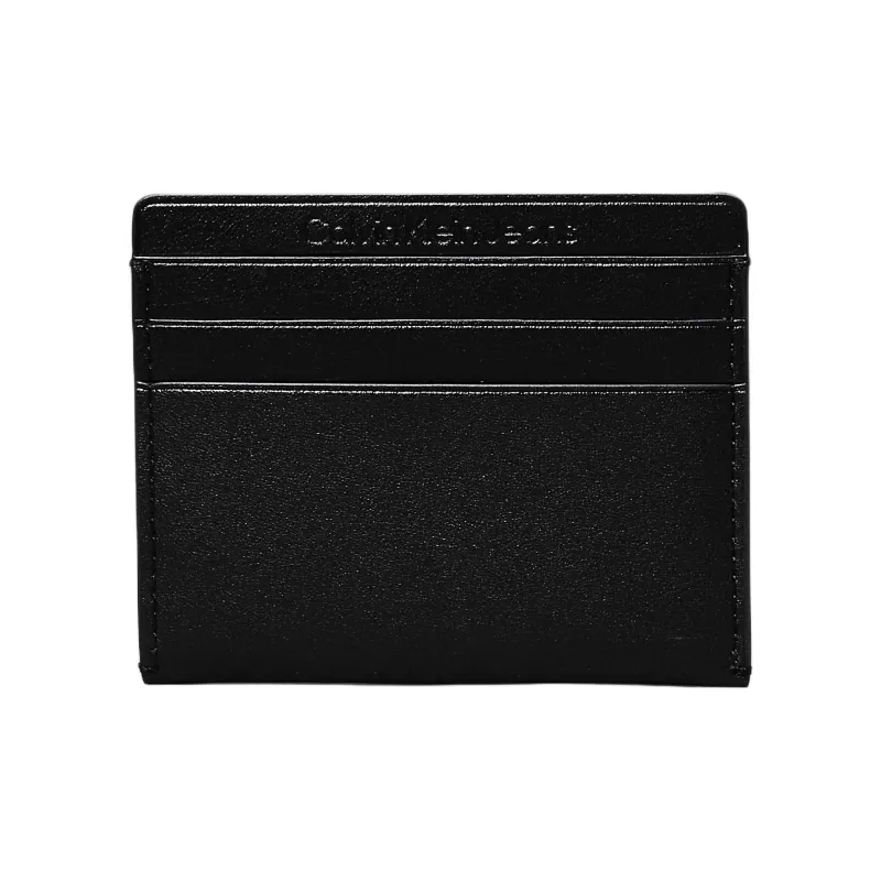 CALVIN KLEIN Artificial Leather Card Holder Women's Black-2