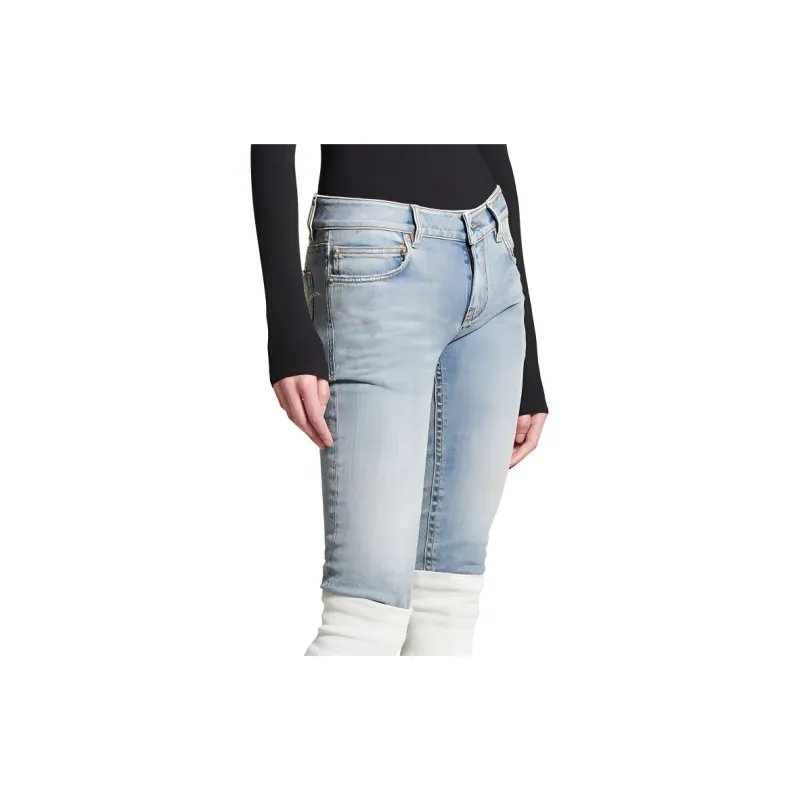 Balenciaga FW24 Jeans Slim Fit Women's Light Blue-4