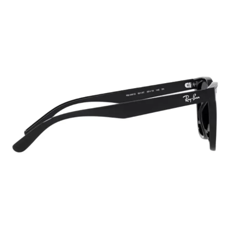 RayBan Injection Molding TR90 Square Sunglasses Unisex Black-2