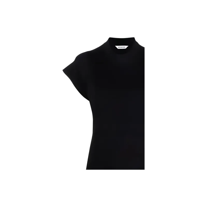 Balenciaga SS22 Short Sleeved Dress Women's Black-5