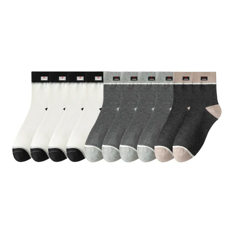 Lan Miao Mid Calf Socks Men's 10 Pack-6