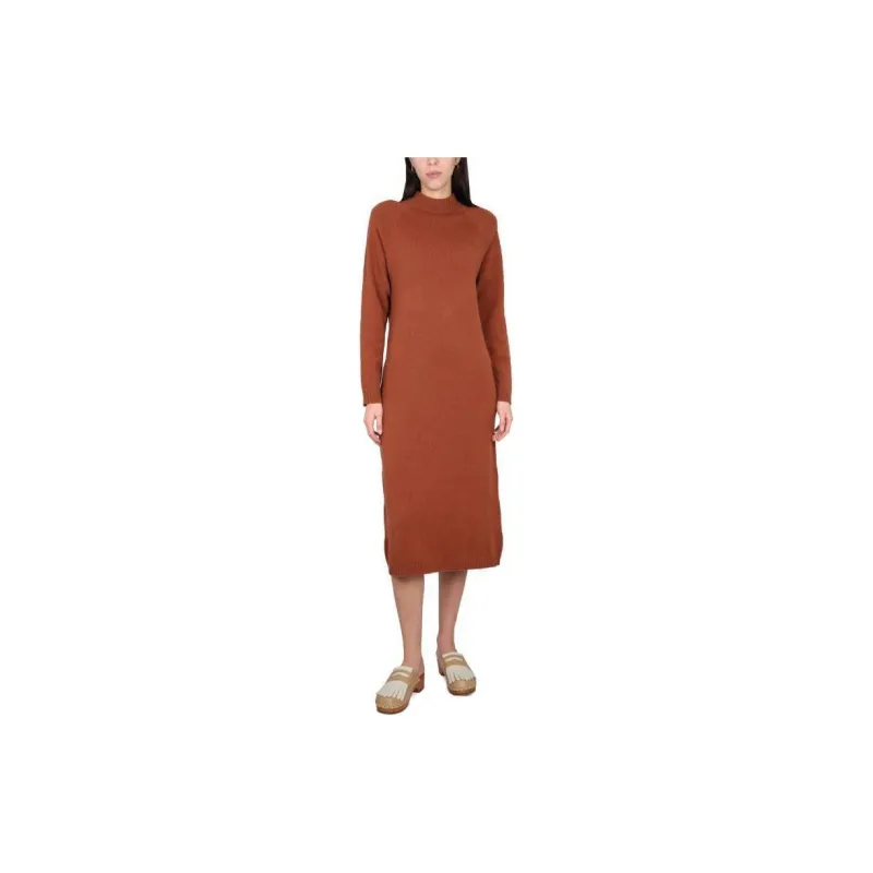 Alysi Long Sleeved Knitted Dress-3