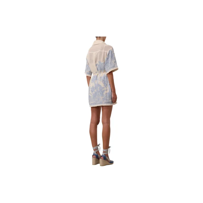 Zimmermann Ottie Belted Mini Dress-3
