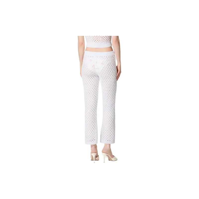 Valentino SS24 Casual Pants Women's White-1