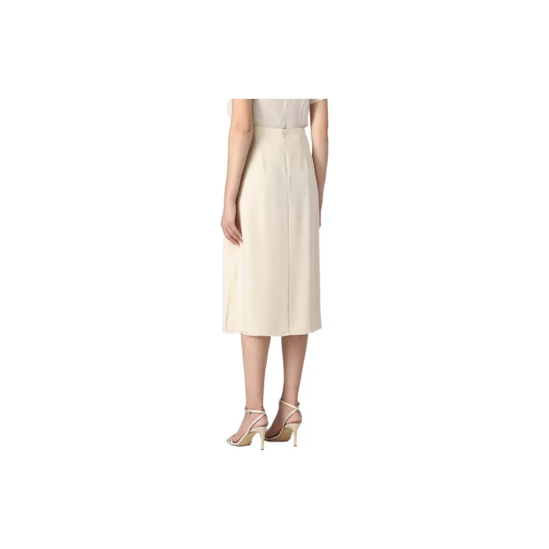 THEORY Casual Long Skirts Women's White-3