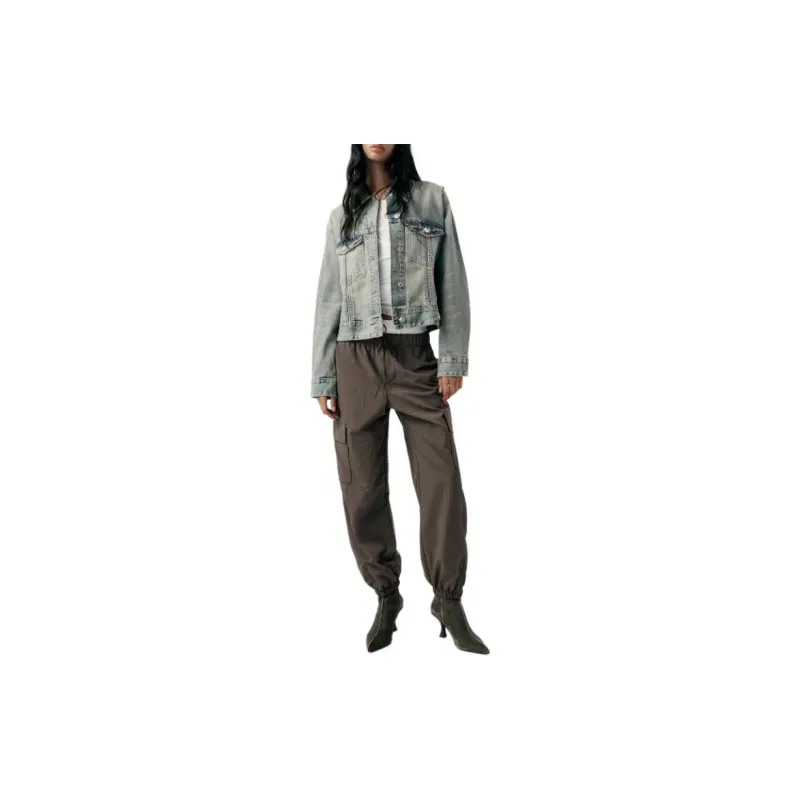ZARA Casual Pants Women's Light Brown-2