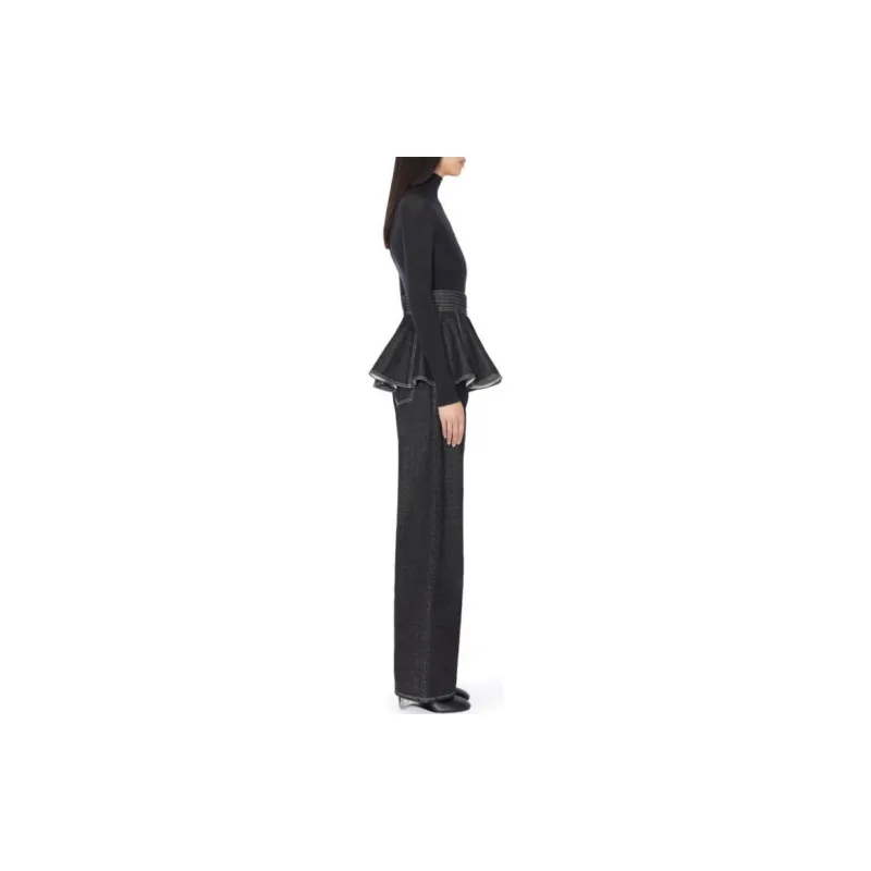 Alaia High waist Wide leg Jeans-3