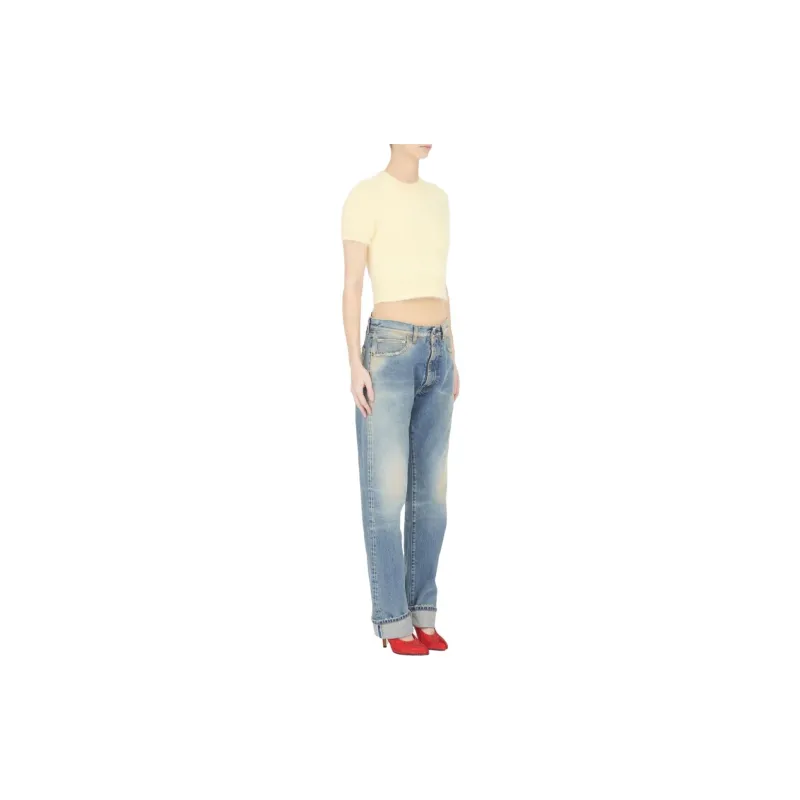 Maison Margiela Brushed Ribbed Crewneck T Shirt-3