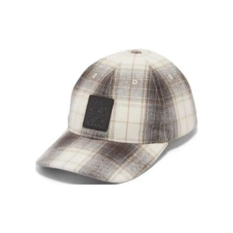 LOEWE Wool Baseball Caps Men's Multicolor-0