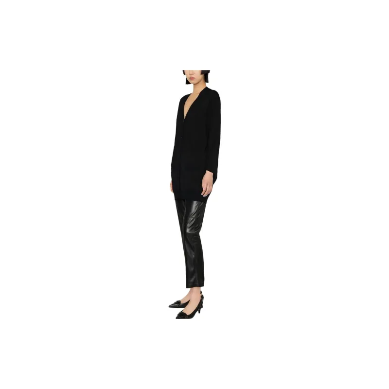 MOSCHINO V neck Virgin wool Cardigan-2