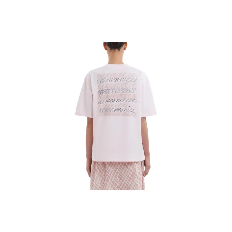 MARNI Logo Printed Oversized T Shirt-2