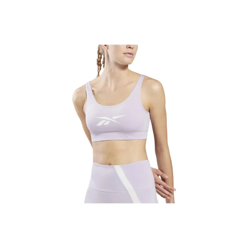 Reebok ID TRAIN BIG LOGO BRA Sports Underwear Women's Purple-2