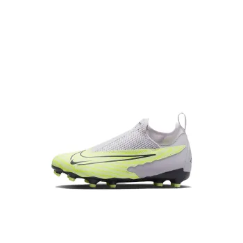 Nike Phantom DF AG Artificial Grass Slip Resistant Low Top Kids' Soccer Shoes Gray Green Kids'