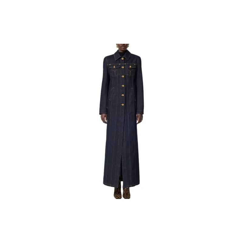 VERSACE FW24 Denim Jacket Women's Blue-1