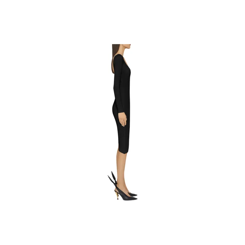 GIVENCHY FW24 Long Sleeved Dresses Women's Black-4
