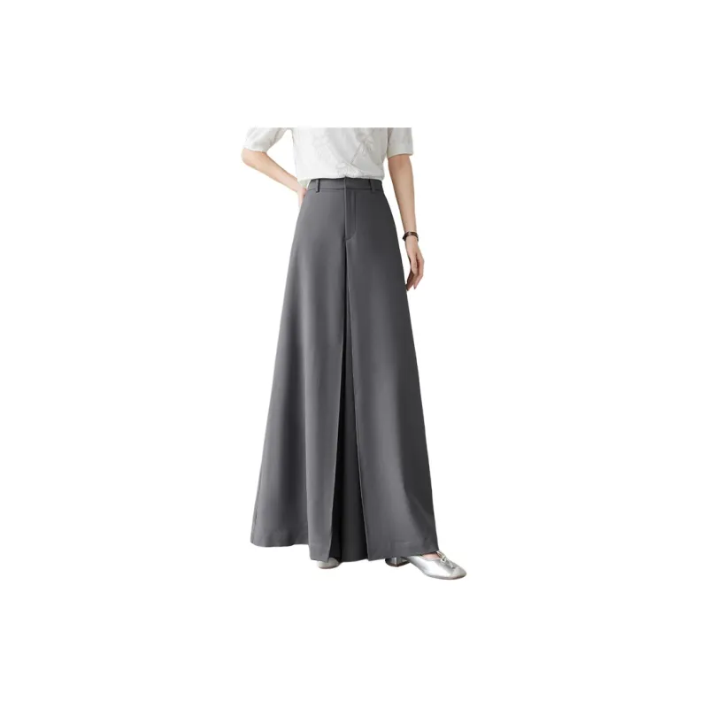 HDFULERN Casual Pants Women's Gray-2