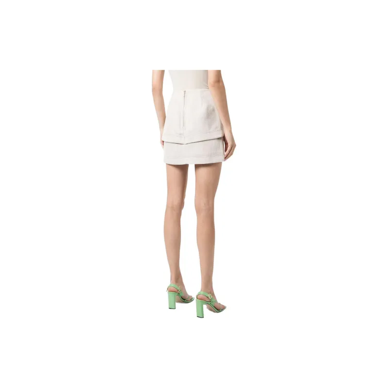 ACLER Casual Short Skirts Women's Beige-2