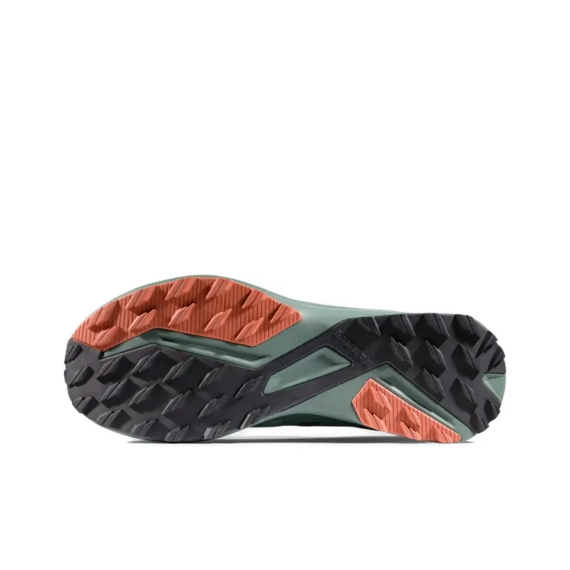 MAMMUT Saentis TR Anti-Slip Wear-Resistant Low-Top Trekking Shoes Men's Green-4
