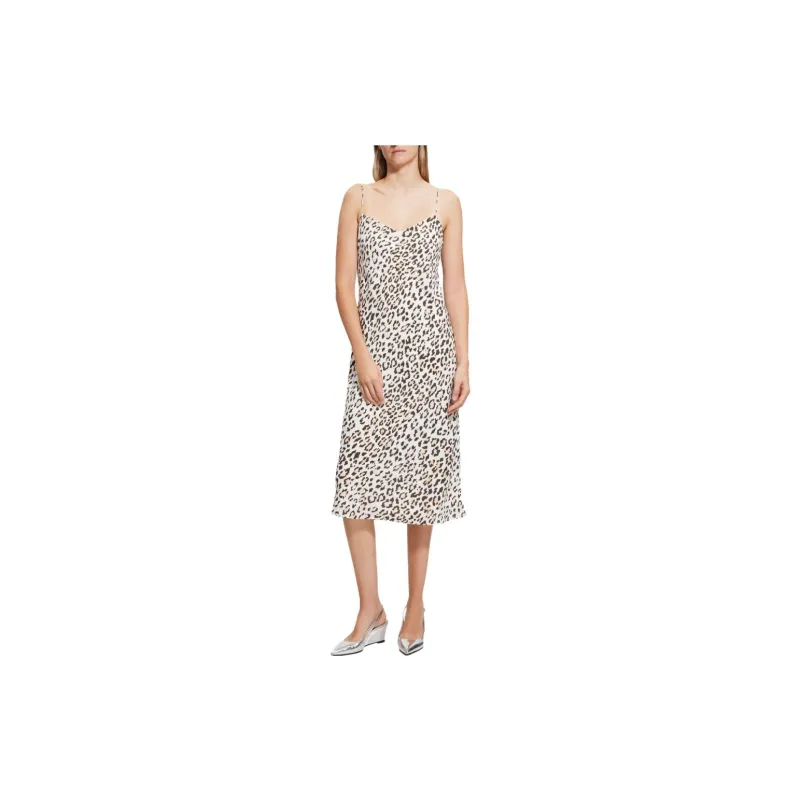 THEORY Slip Dresses Women's Small Leopard Print-1