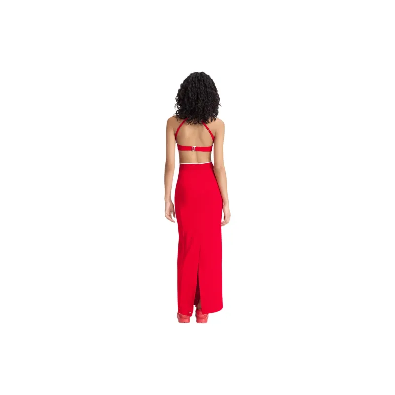 Jacquemus X Nike Long Skirt Dark Red-3