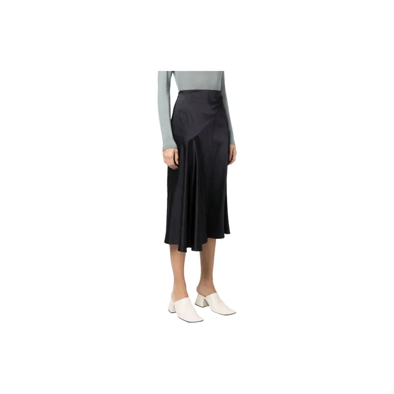 VINCE Draped Slip Skirt-3