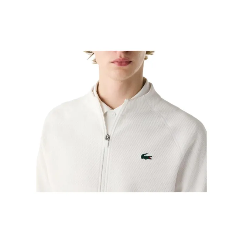 LACOSTE Djokovic Collaboration Jackets Men White-3