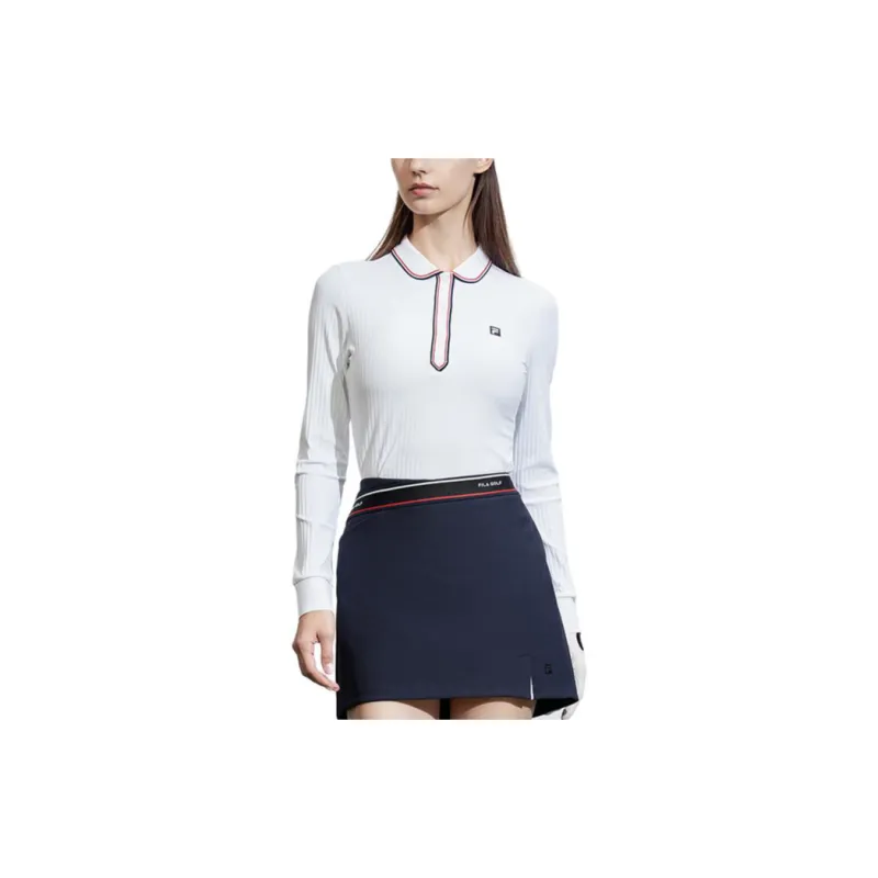 FILA Golf Series Polo Shirt Women's Jade White-2