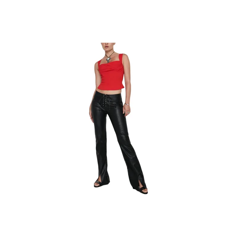 Miaou IMOGENE CORSET Tank Tops Women's Red-1
