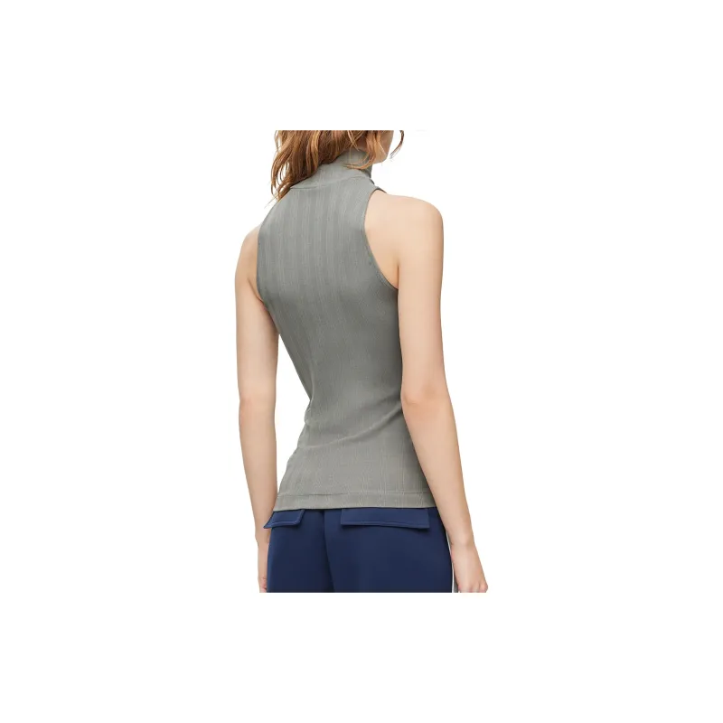 LOEWE High Neck Top Sparkling 'Grey'-3