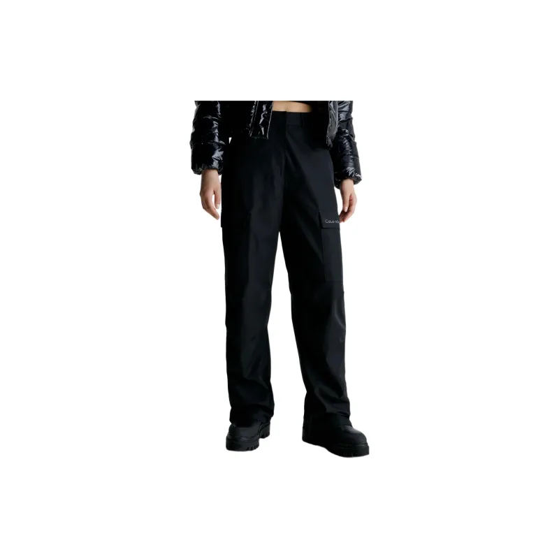CALVIN KLEIN Cargo Pants Europe Version Women's Black-3