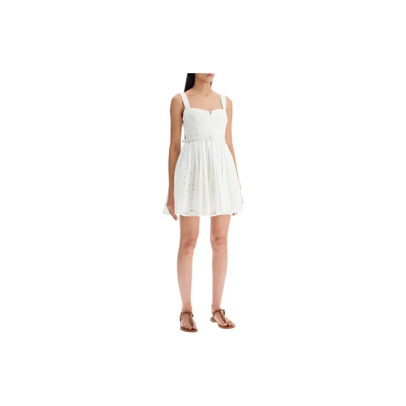Self portrait Broderie Mini Dress-1