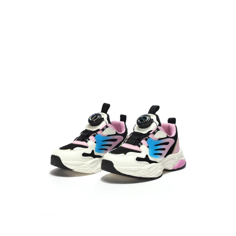 PONY Durable Breathable Kids Lifestyle Shoes Pink Black Kids'-3
