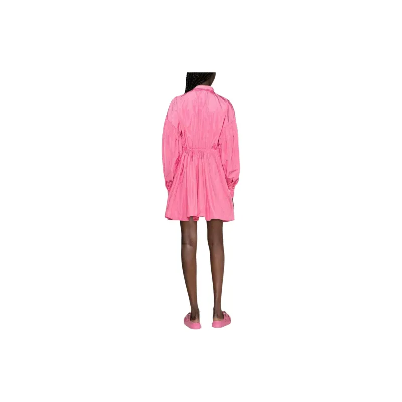 MSGM Flared Mini Shirtdress-2