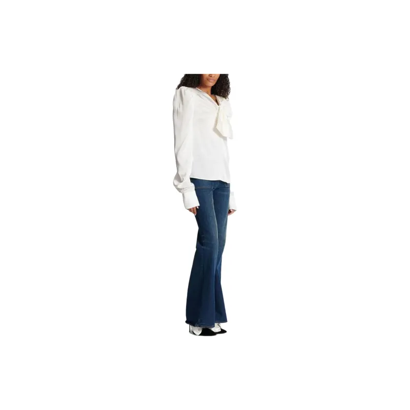 BALMAIN A Large Bow Embellished Top-2