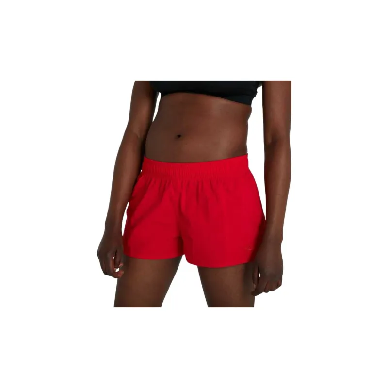 Speedo Women's Essential Swim Short Red Casual Shorts Women's Red-2