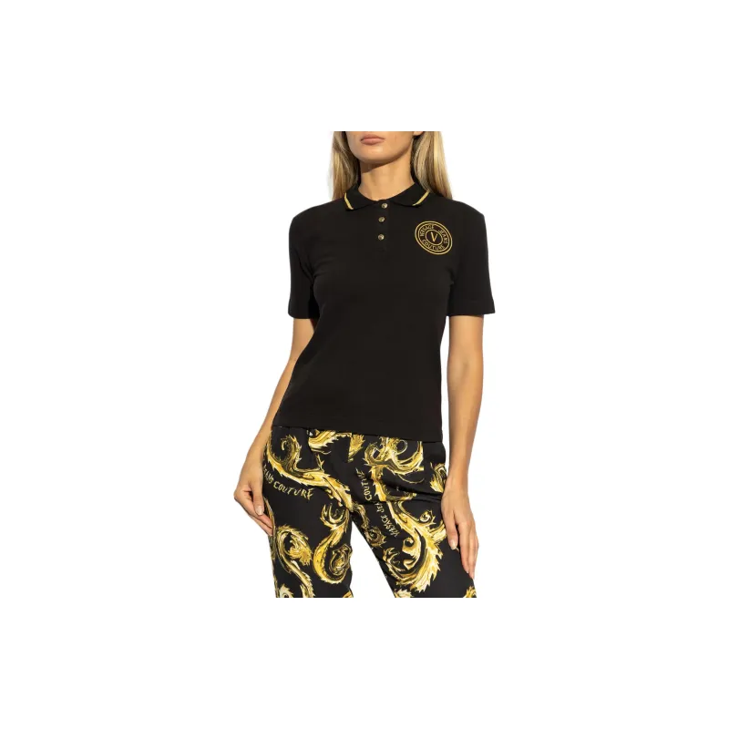 VERSACE JEANS COUTURE Logo Polo Top-1