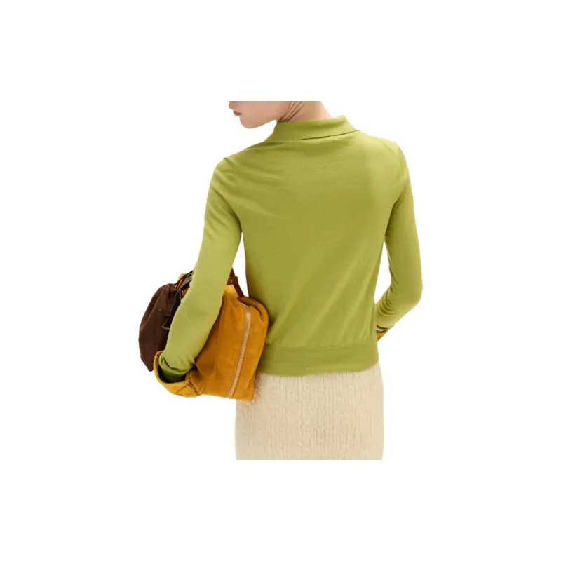 MIU MIU Cashmere Silk Cardigan 'Pistacchio'-2