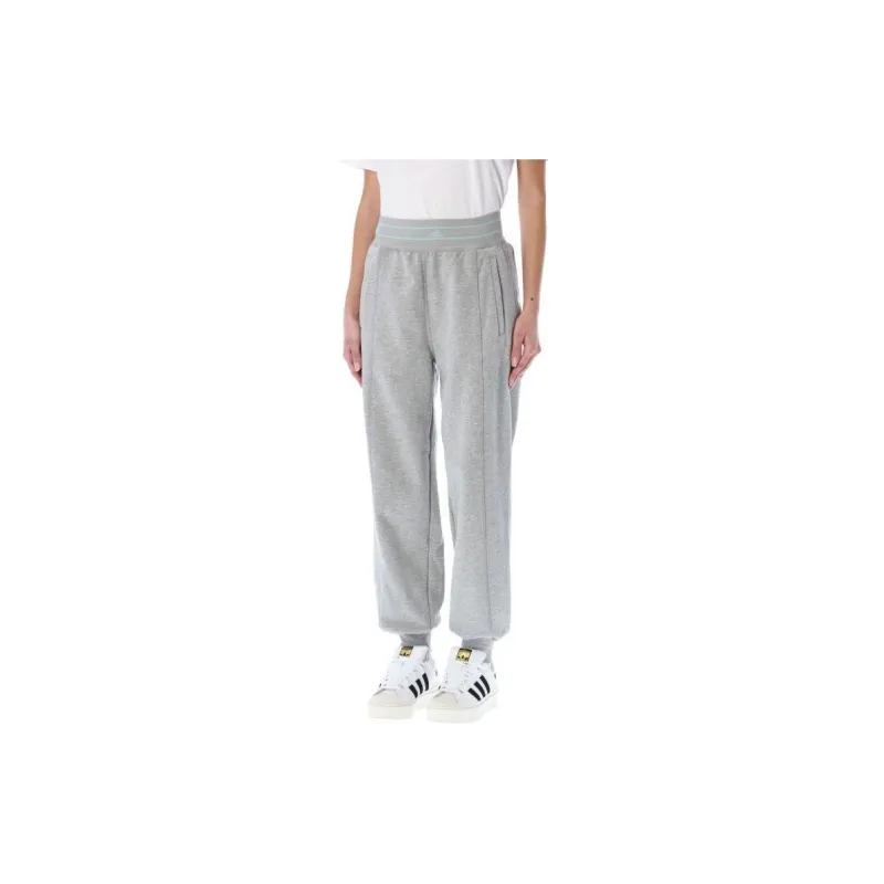 Adidas Knitted Sweatpants Women's Gray-3