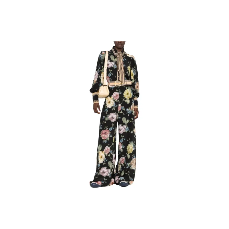 Zimmermann Luminosity Floral-print Silk Trousers-1