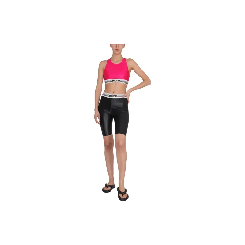 MSGM Logo Band Sport Top-1