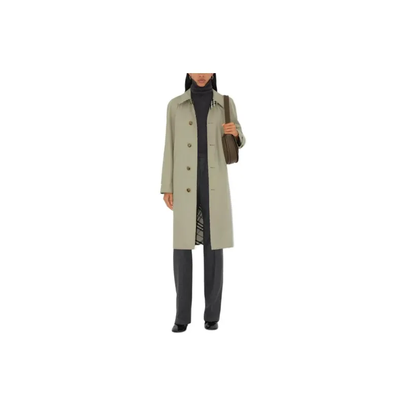 Burberry SS24 Coat Women's Moss Green-1