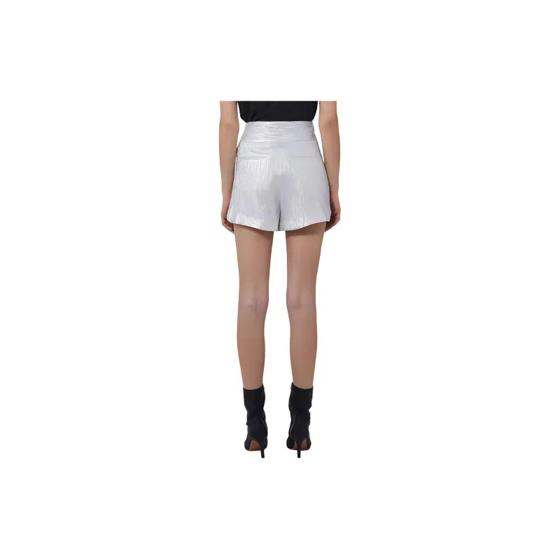 IRO NIGHT Casual Shorts Women's Silver-2