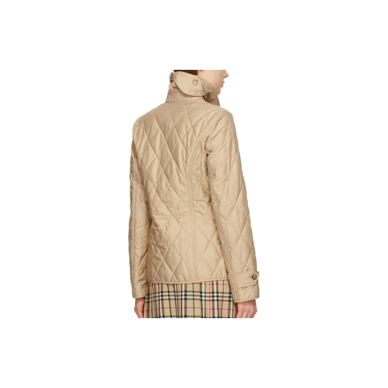 Burberry Diamond Quilted Buttoned Jacket-4