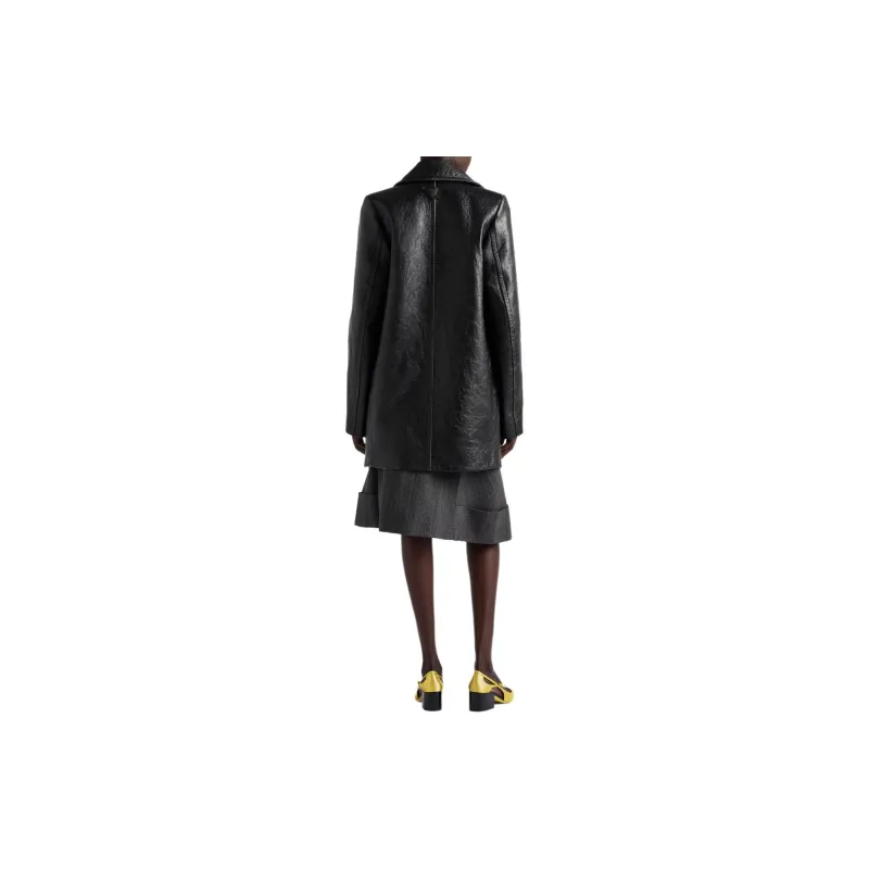 PRADA Leather Coat-2