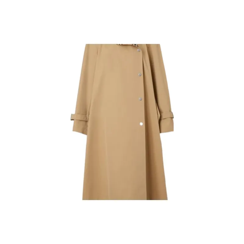 Burberry Trench Coat Women's Khaki-4