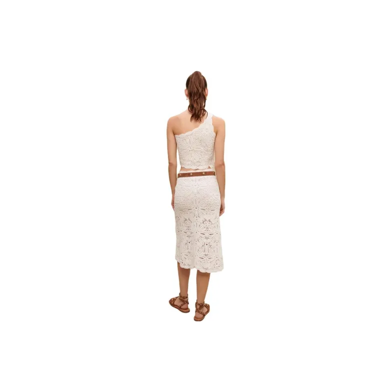 Maje SS23 Capsule Series Knitwear Women's White-1